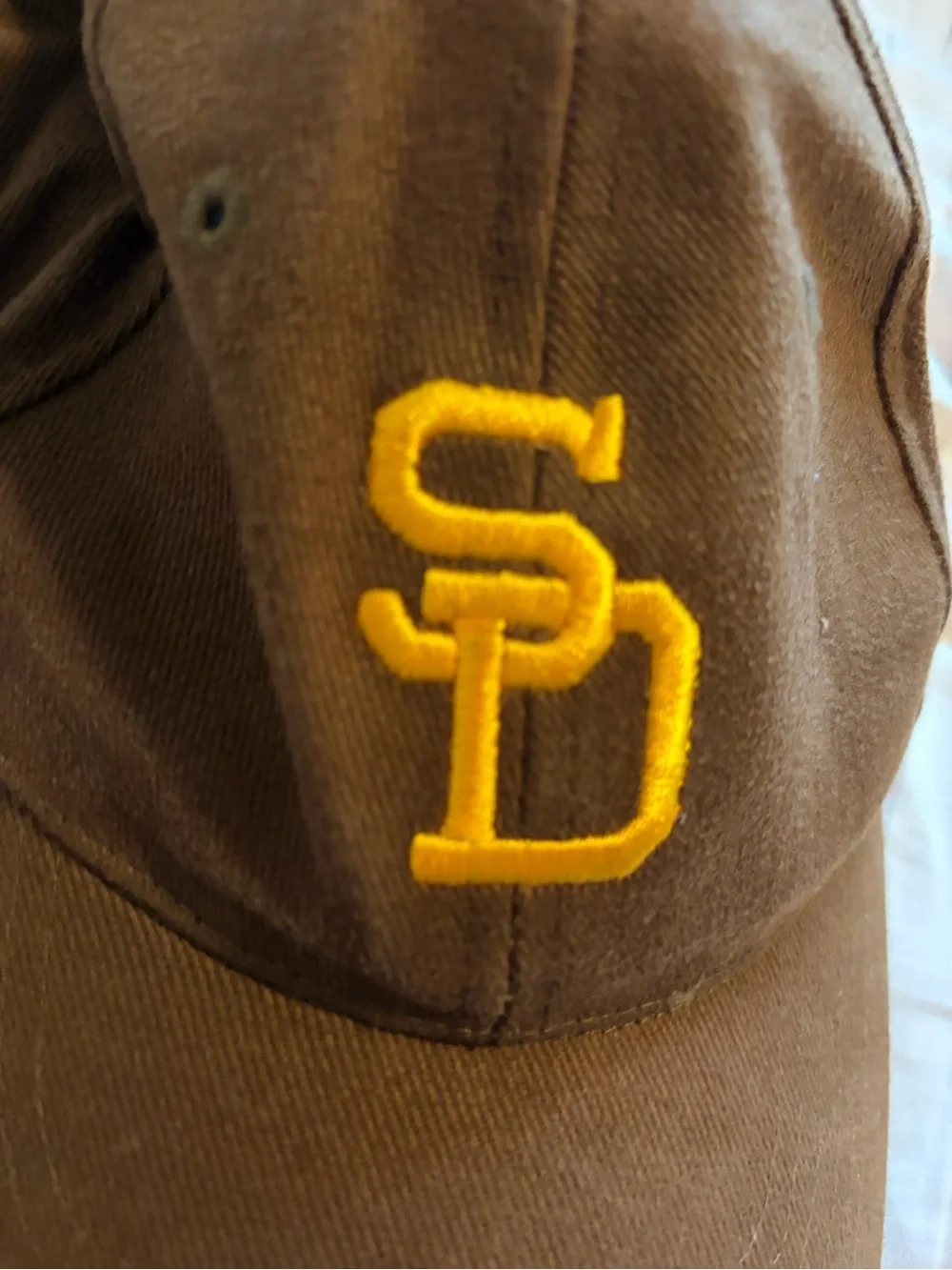 San Diego Padres MLB SGA 1980s Throwback Hat Cap Giveaway Friar Tix Brown Gold